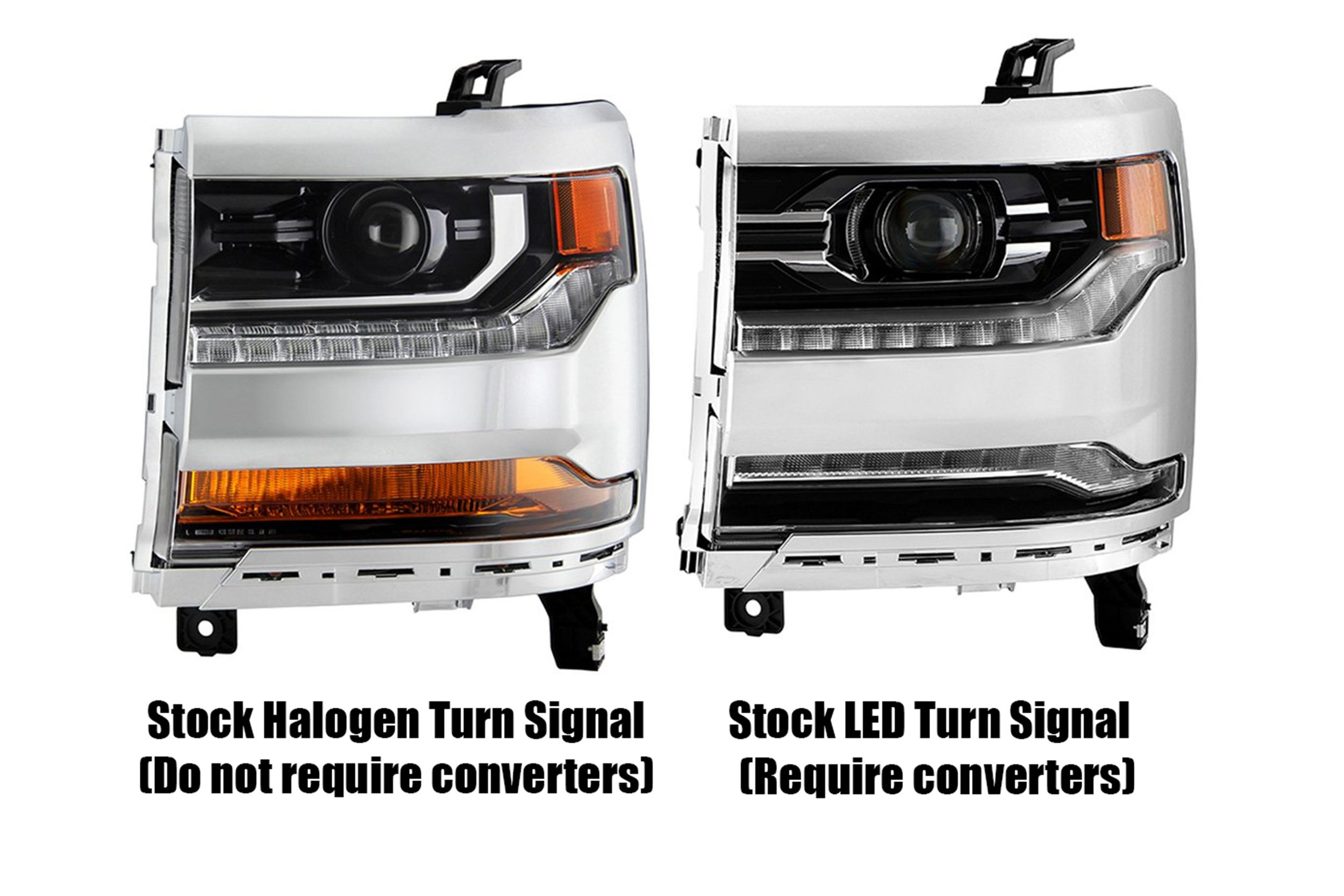 2018 silverado deals led headlights